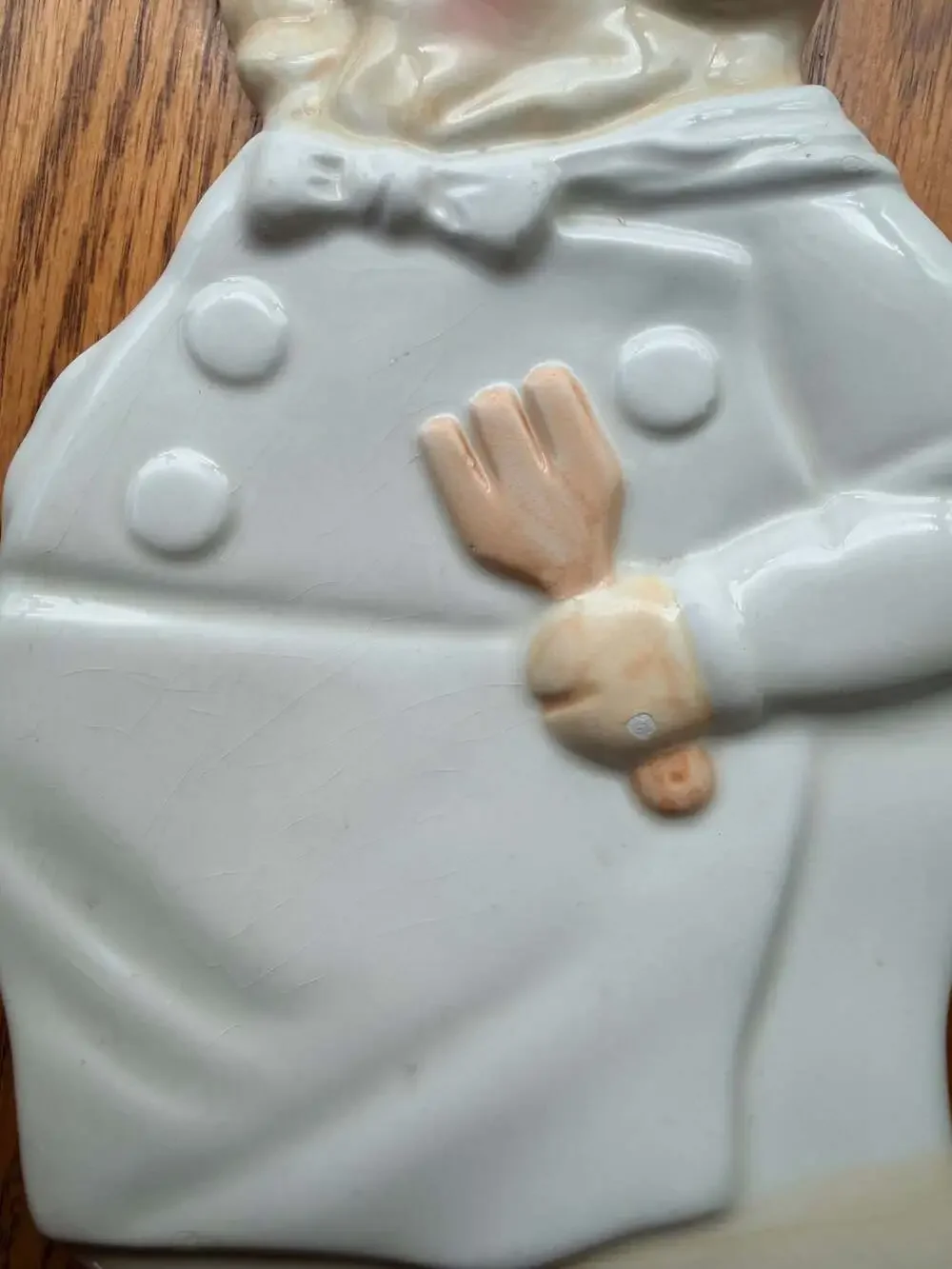 Cooks Club Ceramic Pig Chef Spoon Rest